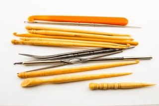 ANTIQUE 1800s PRIMITIVE MARITIME SEWING KNITTING BUTTON HOOKS TOOLS LOT