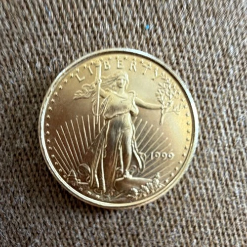 United States Mint American Eagle 1999 $5 Gold Coin 1/10 oz