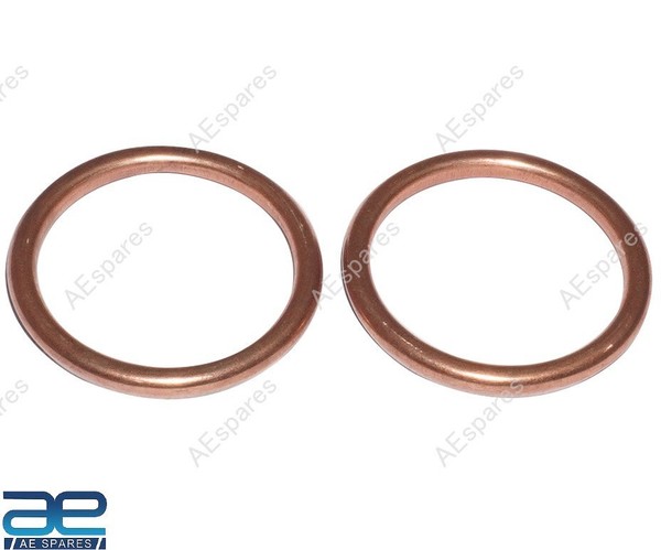 Kupfer Auspuffdichtung FüR Royal Enfield Classic Bullet 350 500 411 Gec-image