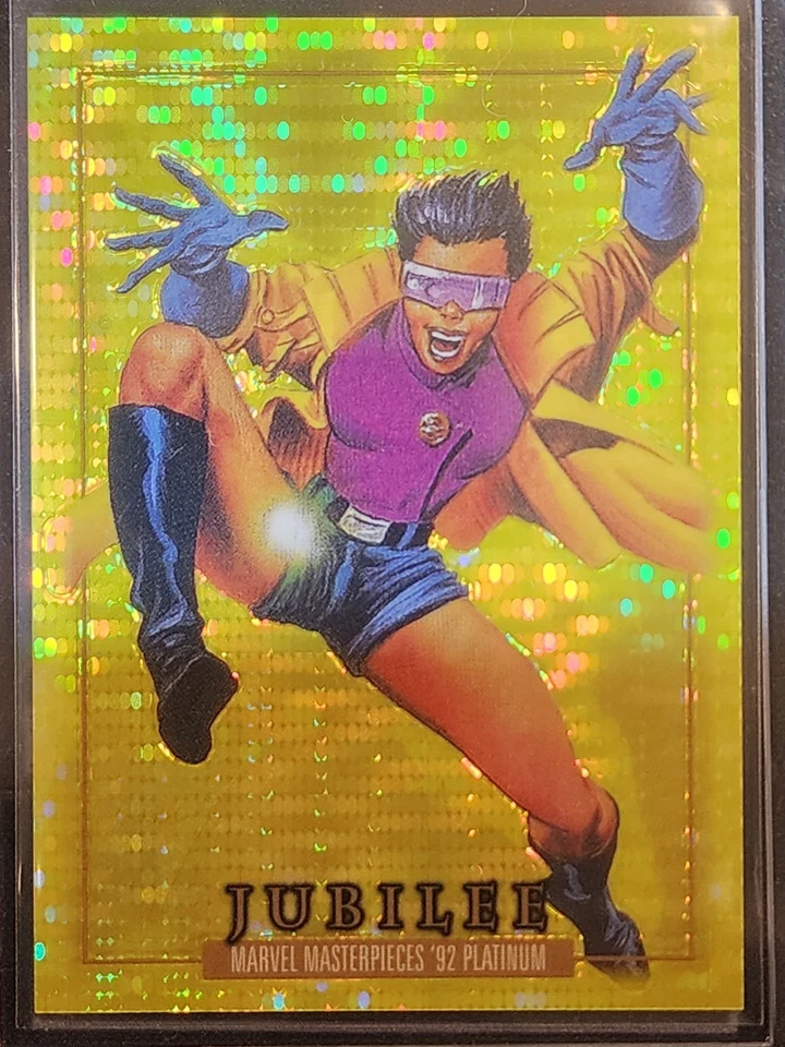 2024 Marvel Masterpieces '92 Seismic Gold Jubilee #42/92 X-Men /92 SSP - Image 3 of 3