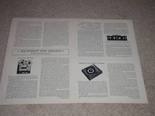 Teac A-7010 Open Reel Review,2 pgs, Specs, 1971, Info