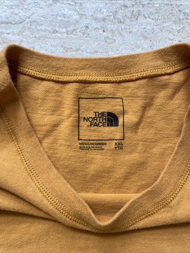 The North Face Hemd Herren 2XL Kurzarm T Orange Braun Baumwolle - Bild 3 von 5