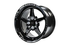 2x Vms Black V Star Drag Racing Wheels Rims Front Or Rear 15x8 4x114.3 20 Et