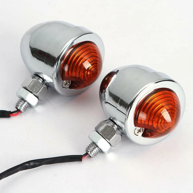 Motorcycle Turn Signals Lights Fit For Kawasaki VN Vulcan 500 800 88 900 Classic - Image 4 of 4