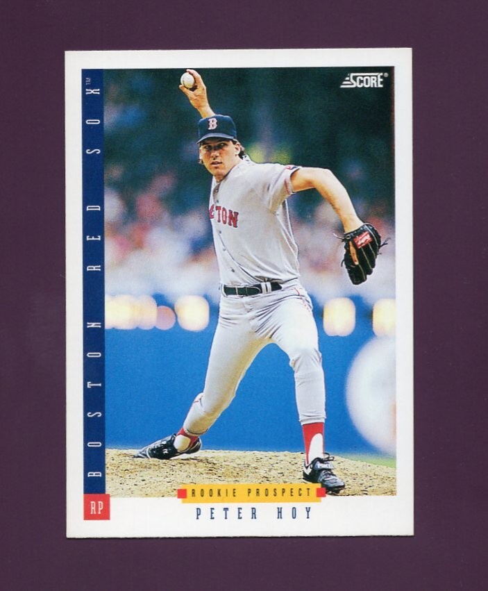 1993 Score Peter Hoy #230 Boston Red Sox