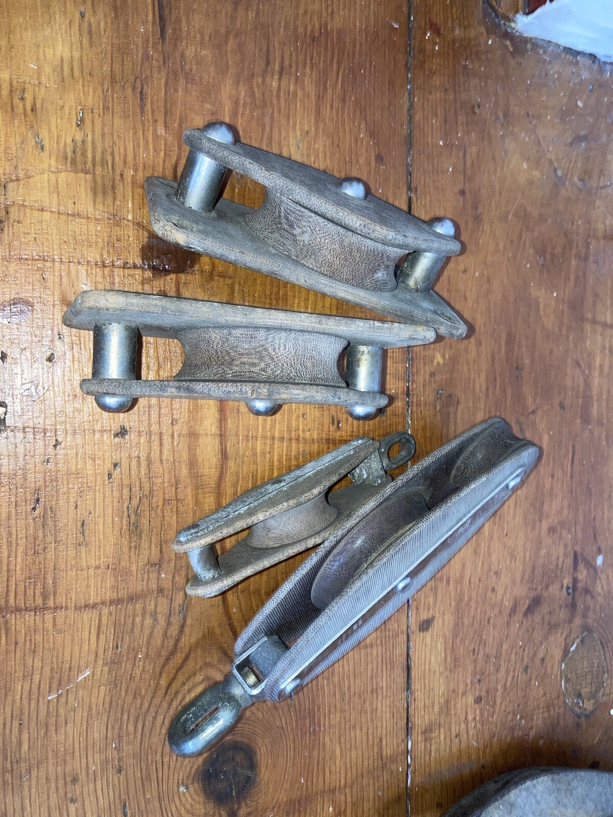 used sailing boat parts, Lewmar Main Holt Allen, Pulleys, Cam Cleat Etc