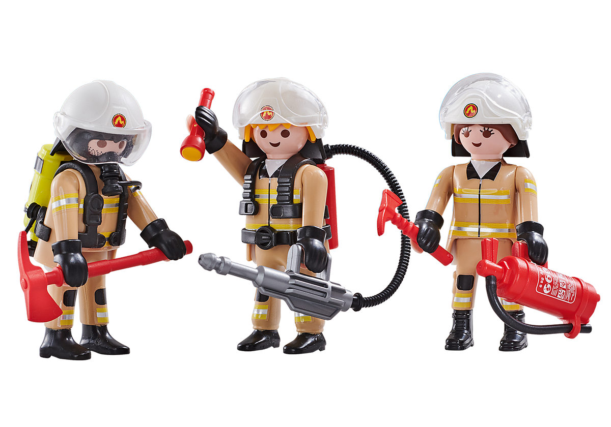 Playmobil Add-On 6584 3 BRIGADE A FIREIGHTERS New | eBay