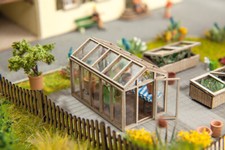 Noch 14357 HO Scale Greenhouse -- Kit - 1-5/8...