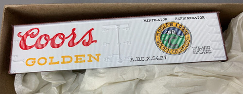 HO Roundhouse 3129 36' Billboard Reefer Kit • Coors Beer #5427 Blanco ¡NUEVO EN CAJA! HO4695 | Zustand: New
