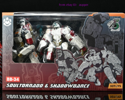 52toys Beastbox Greater Claws Tribe Bb-34 Soultornado&Shadowdance