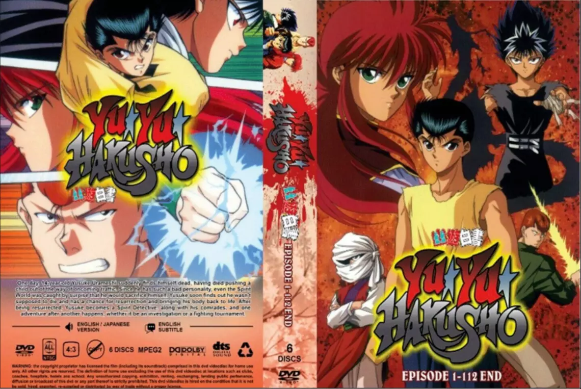 Anime DVD Yu Yu Hakusho Episode 1-112 End English Dubbed Expedite