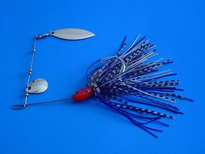 1x Spinnerbait Köder Spinner Bait 14g Spinnerblätter Blinker Krautköder FÄNGIG