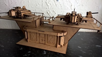 Kampfpad Wargame Infinity Gebäude Gelände Landschaft Legion 28mm Tischplatte 
