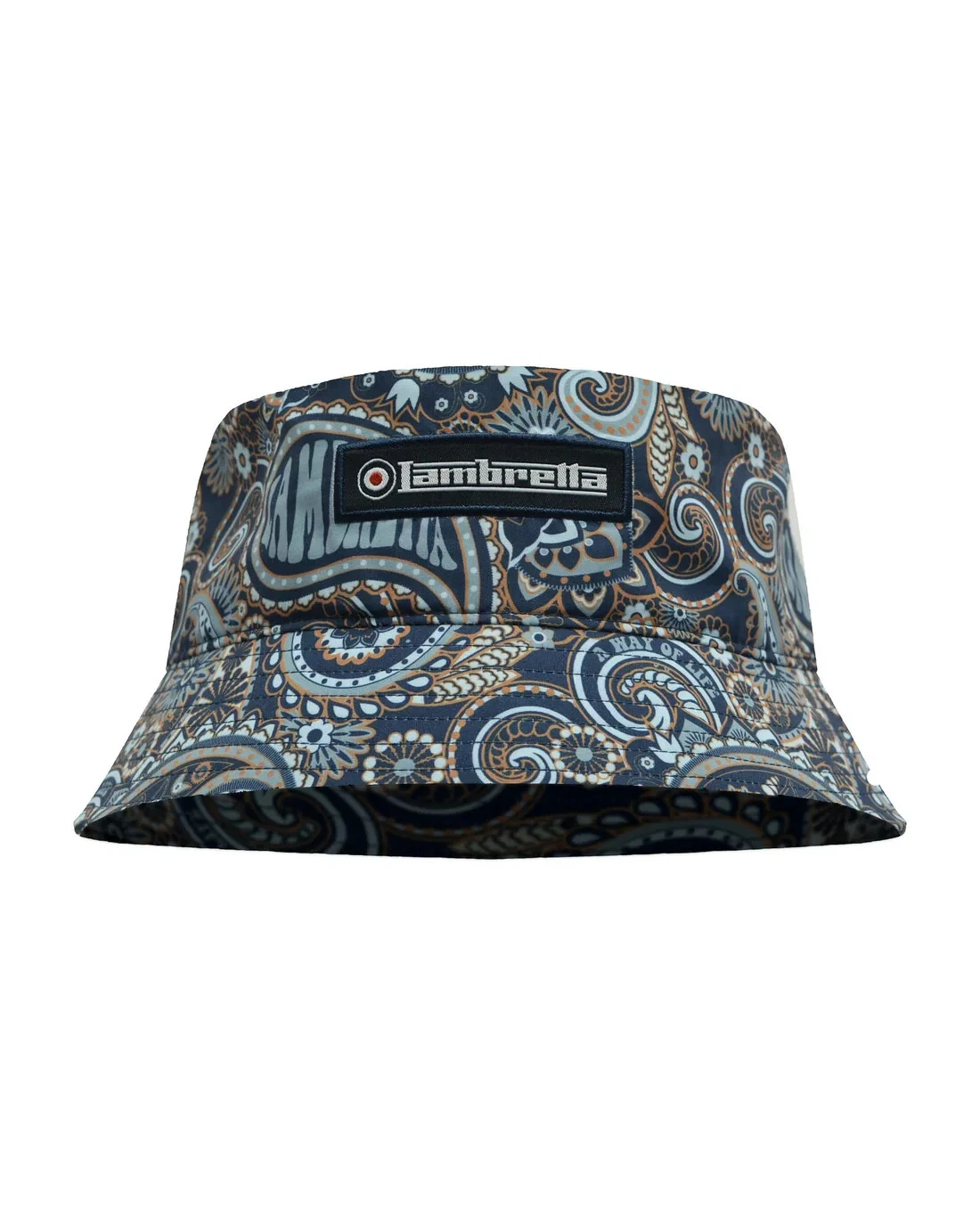 Mens Lambretta Fashion Designer Bucket Paisley Festival Summer Hat