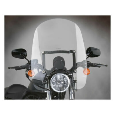 National Cycles Spartan Windshield 16,25'', klar für Harley-Davidson XL 86-19