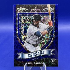 Akil Baddoo 2021 Chronicles Crusade Rookie Card Blue Velocity