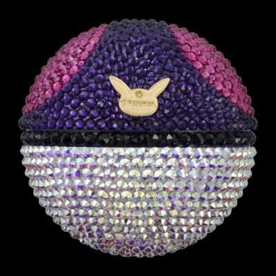 Pokemon Center Original Master Ball Swarovski Crystal Stone Figure