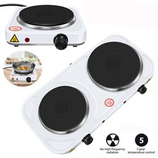 2500W Hot Plate Electric Cooker Hob Camping Stove Indoor Outdoor Cooking Plates