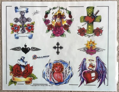 Tattoo Studio Shop Flash Single By Eric Iovino Christianity Cross