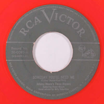 Johnny MOORE'S Three Blazers: Someday You'Ll Need Me / The Springende Jack Rca