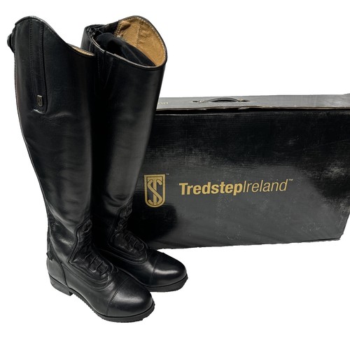 Épuisé - Bottes d'équitation en cuir édouardien noir et beige