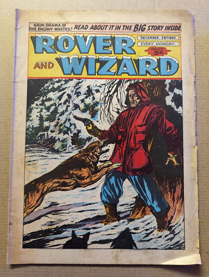 Rover and Wizard Comic, 28. Dezember 1963, Weihnachtsausgabe, KOSTENLOSES VERSAND IN UK