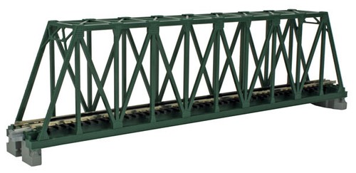 Kato N 20-431 (77201) - Unitrack Single Truss Bridge, green, 248mm, NEU & OVP | Zustand: Neu