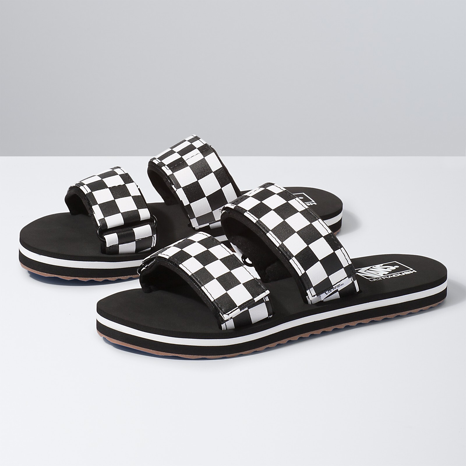 checkered van slides