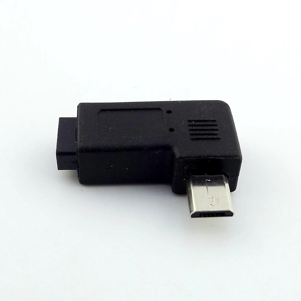 10pcs Micro 5-Pin USB Male To Female Jack USB 2.0 Left Angle Connector Adapter - Image 4 of 4