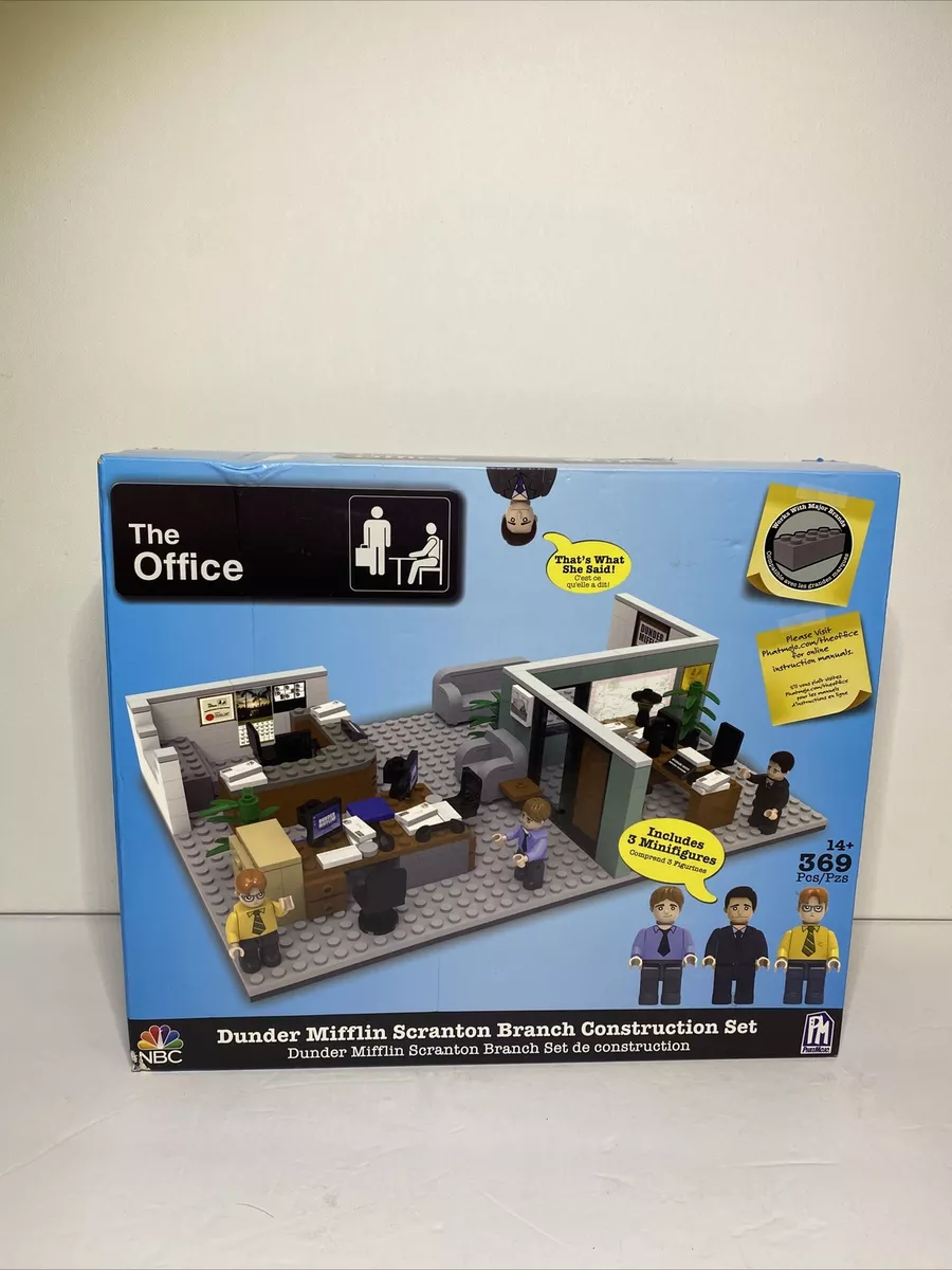 New DUNDER MIFFLIN Scranton Branch CONSTRUCTION SET Phatmojo THE OFFICE  Figures