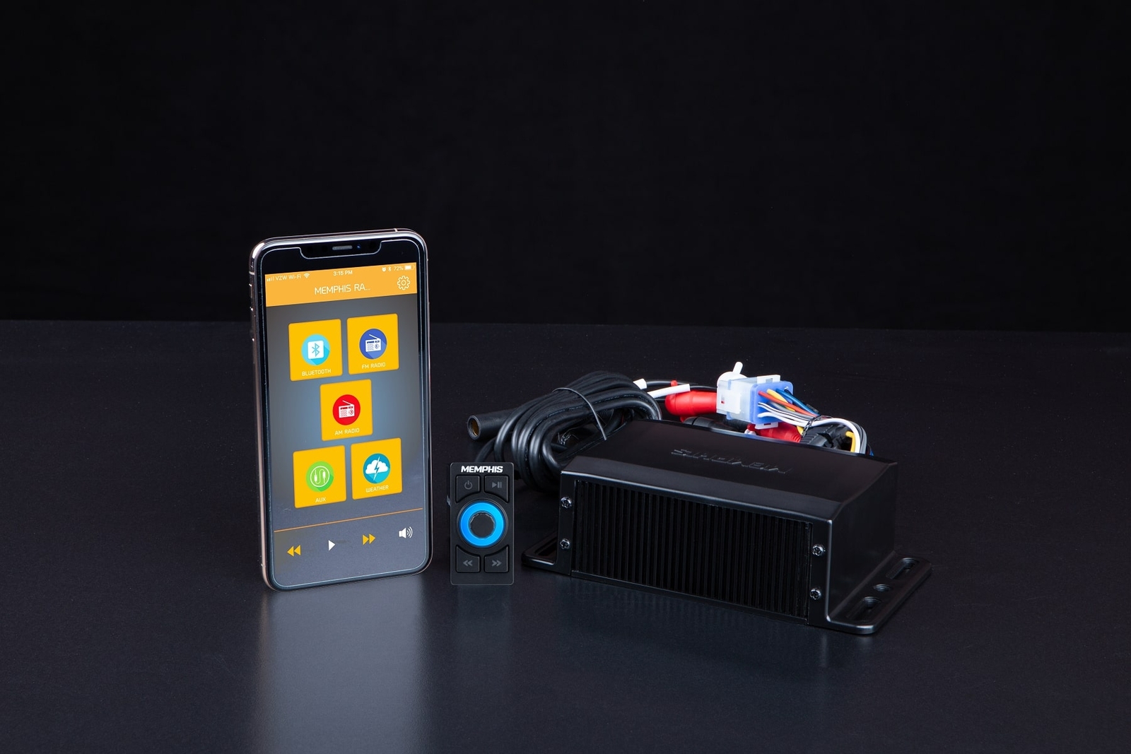 Memphis Audio Hidden Морской Bluetooth-приемник Hide Away 4 65 Белых динамика