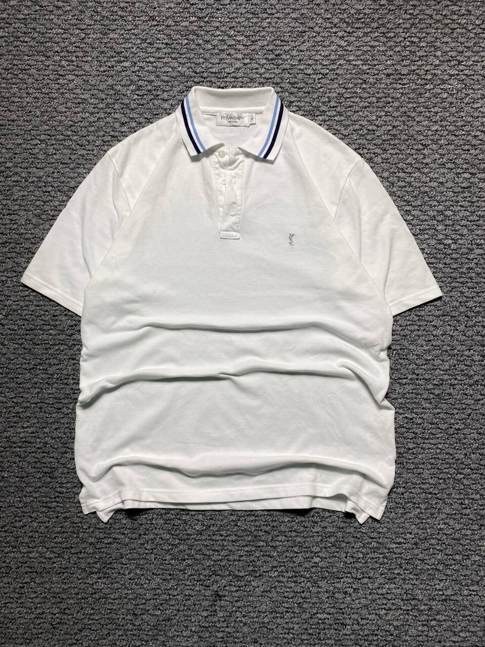 Polo uomo Yves Saint Laurent taglia L colore bianco