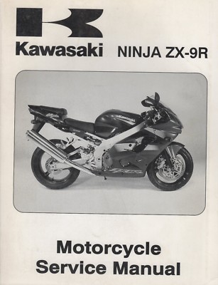 2002 KAWASAKI MOTORCYCLE NINJA ZX-9R SERVICE MANUAL 99924-1280-01