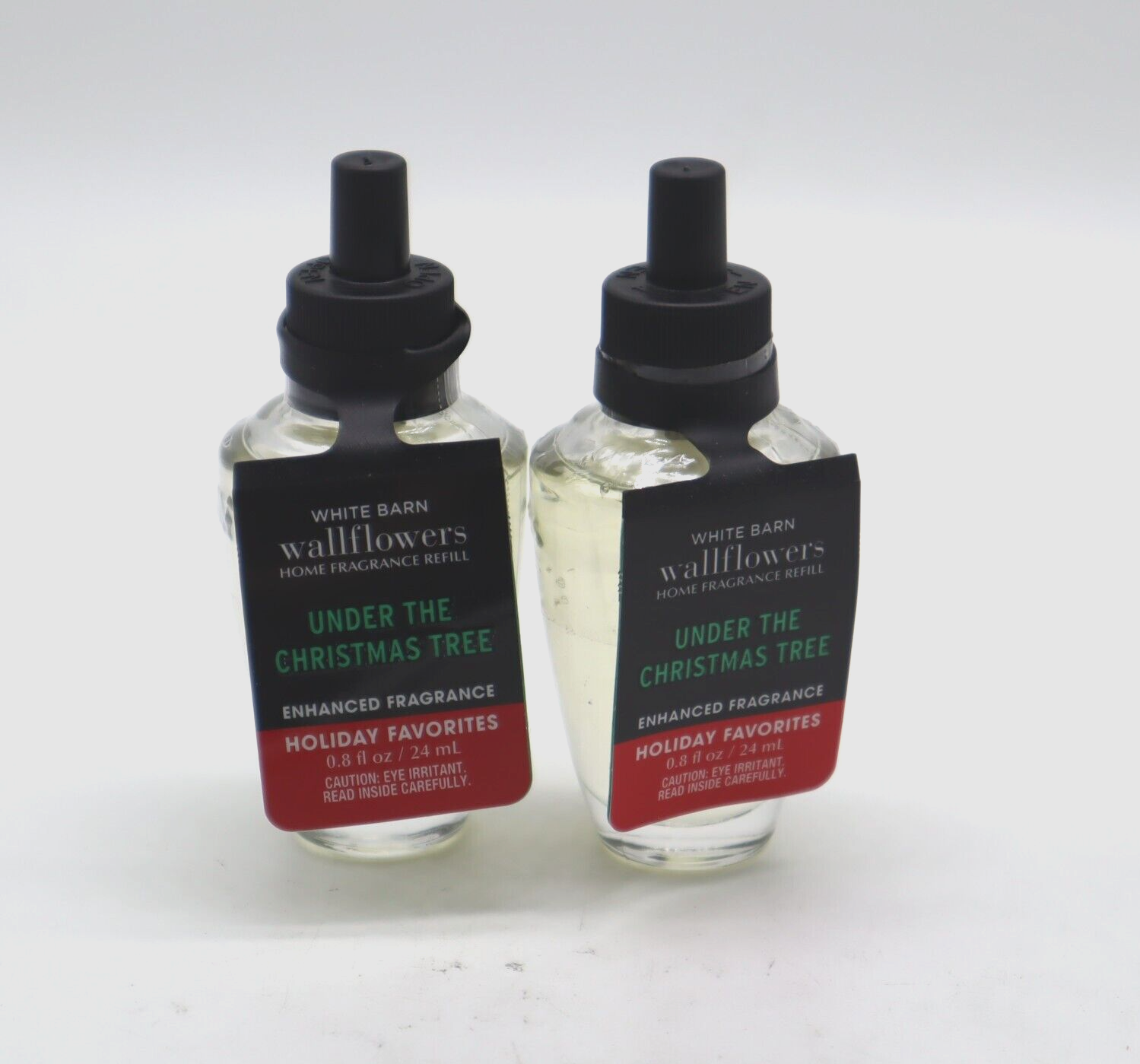 Bath & Body Works Under the Christmas Tree Wallflowers Refill 0.8oz 2 pack - NEW-image