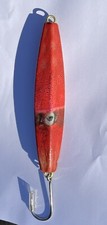 10 Oz diamond Jig, Saltwater Jig, Rock Fishing, Ling Cod, Red Squid Pattern