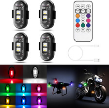 Wireless LED Lights for Car 4PCS with Remote Control, Wireless LED Strobe Lights