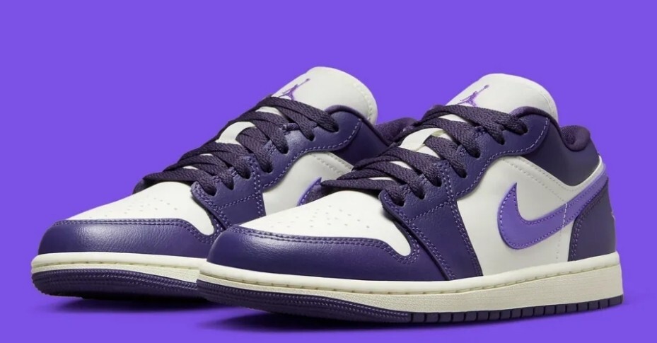 Nike Air Jordan Low Action Grape White Purple DC0774-502 Women's
