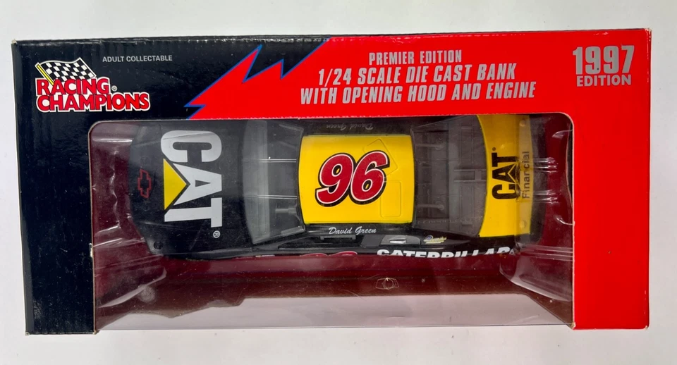 Hot Wheels Pro Racing 1997 David Green #96 Caterpillar 1:24 Nascar - FREE SHIP - Image 2 of 4