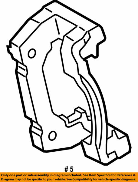 47722-53060 Toyota Mounting, front disc brake cylinder, lh
