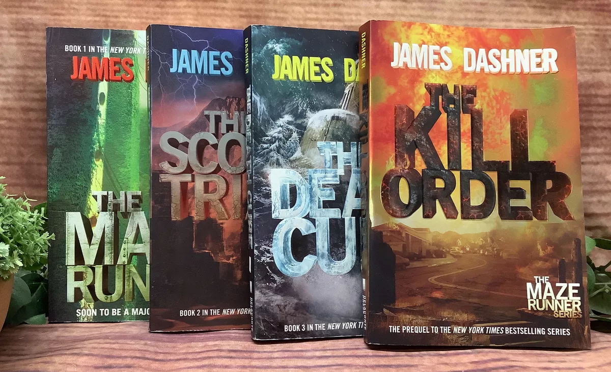 The Maze Runner (books 1-4) by James Dashner, Paperback