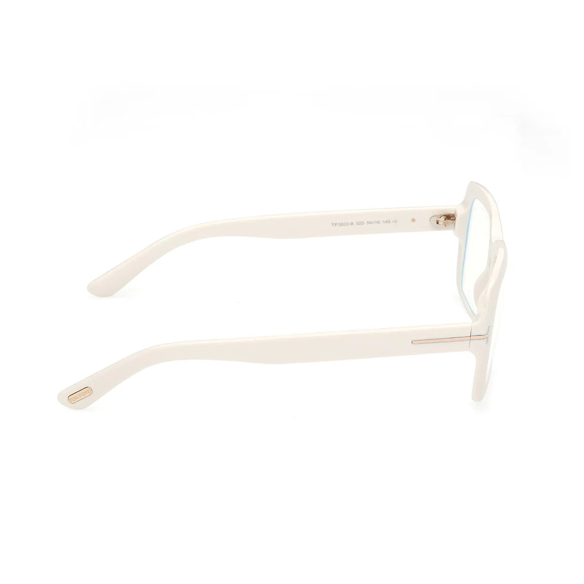 TOMFORD テニムショト SHD010DEX160 DP222 Tom Ford TF5822-B 025 White Square Plastic Eyeglasses Frame
