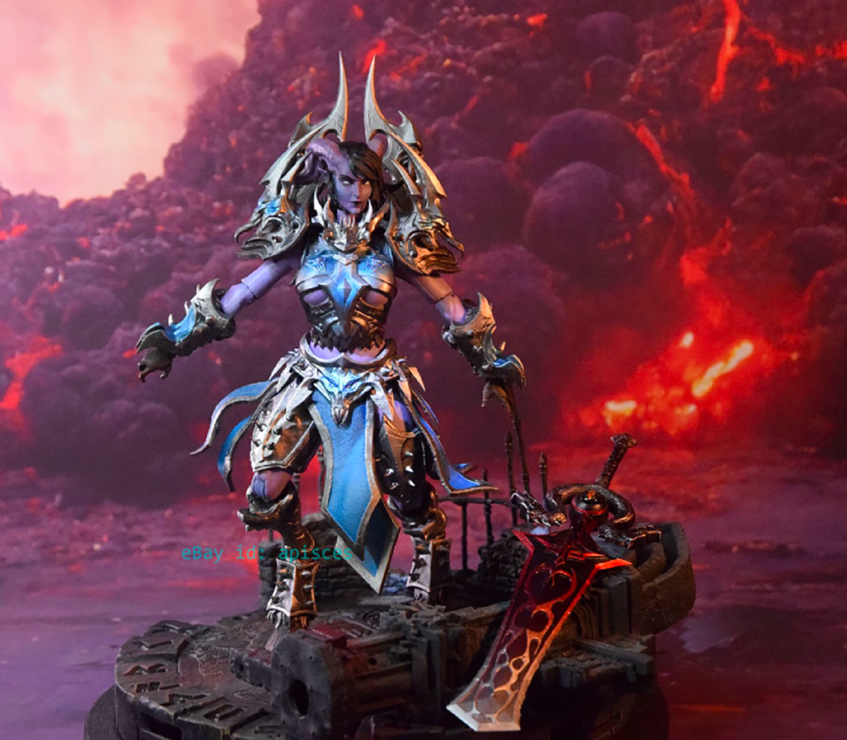 Private customized 1/12 Draenei Female Knight WOW Action Figure (no  platform)