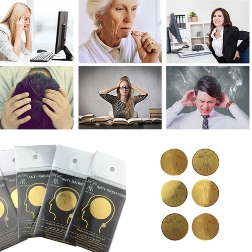 10/20pcs Anti EMF Radiation Protection Shield Stickers for Cell Phone,Laptop,Etc - 第 3/12 張圖片
