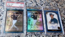 COREY HART 2002 Bowman Chrome Rookie Card RC PSA 9 Refractor Auto LOT 162 HRs $$