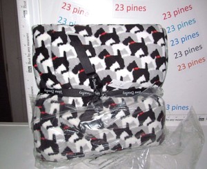 vera bradley scottie dog blanket