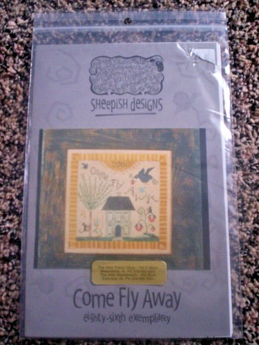 Sheepish Designs "Come Fly Away" Cross Stitch Chart - Picture 1 of 3