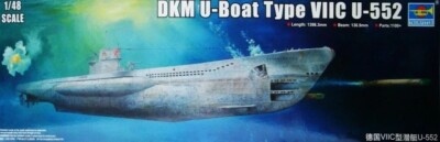 Trumpeter 06801 Maßstab 1:48 DKM U-Boot Typ VIIC U-552