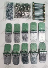 30 Pack Todco Door Repair Kit Overhead Truck - Hinges + 1" Rollers & Hardware!