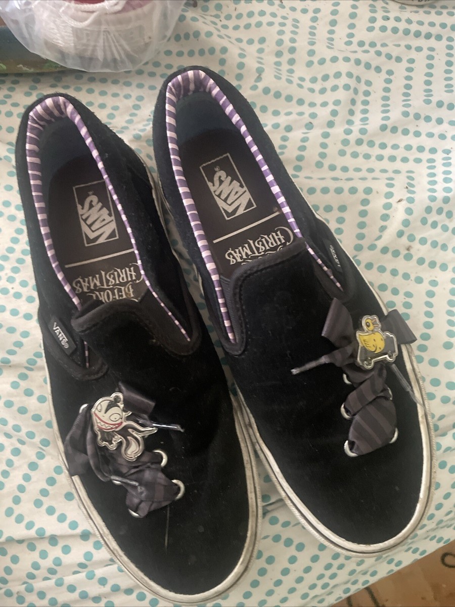 Vans X Disney Nightmare B4 Christmas Slip On Black Haunted Toys - Main Image
