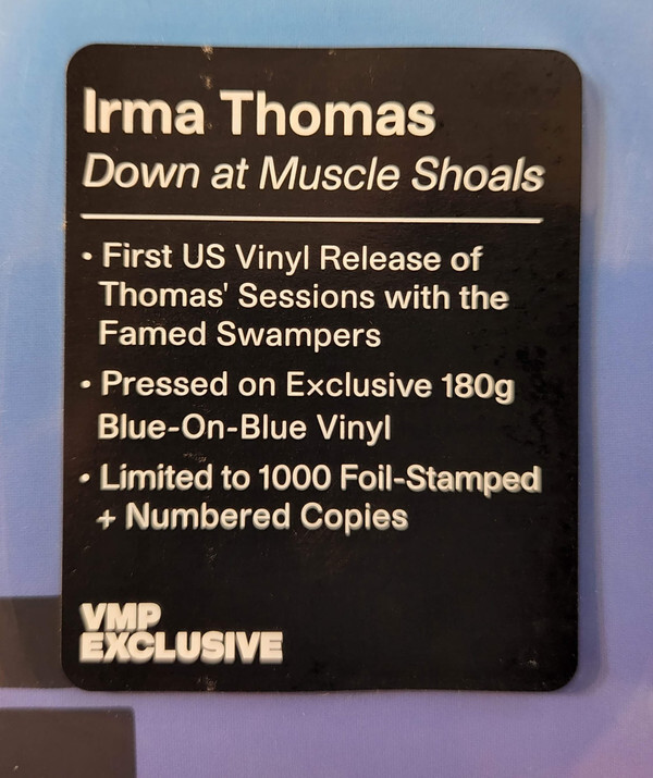 Irma Thomas - Down At Muscle Shoals - FUNK *COLOR* | eBay